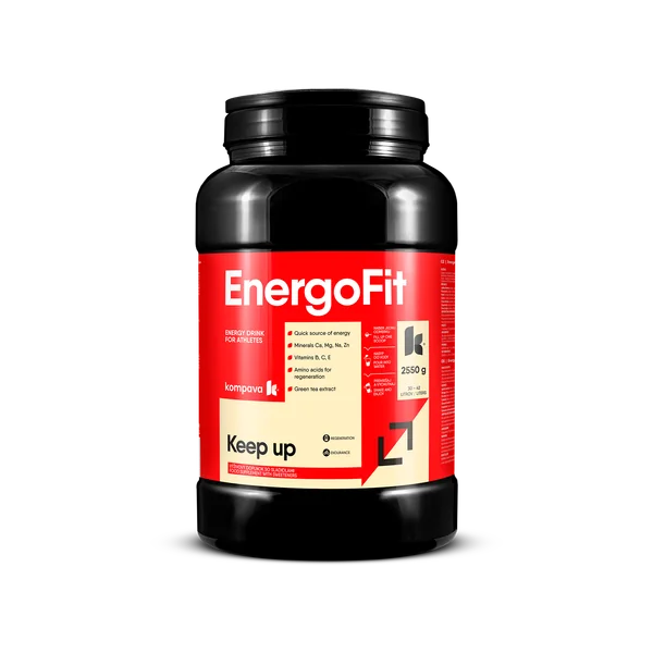 Kompava EnergoFit exotisches Getränk 2550 g, vegan, ohne Konservierungsstoffe, für Sportler, fördert Energie und Ausdauer mit exotischem Geschmack