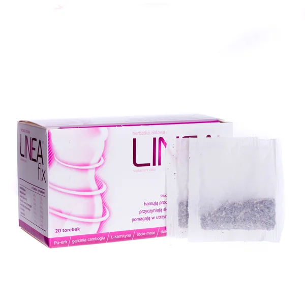 Linea Fix Kräutertee zur Gewichtsreduktion mit Hibiskus, Pu-erh-Tee, Garcinia Cambogia und L-Carnitin, ideal zur Unterstützung einer Diät