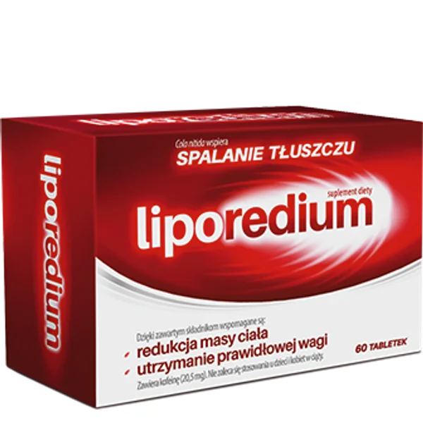 Liporedium Abnehm-Tabletten zur Unterstützung der Fettverbrennung und Gewichtsreduktion, enthalten natürliche Extrakte wie Cola nitida und Garcinia Cambogia