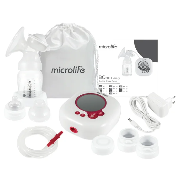 Microlife BC 200 Comfy – elektrische Milchpumpe für komfortables Abpumpen Microlife BC 200 Comfy elektrische Milchpumpe – sanftes und komfortables Abpumpen für stillende Mütter