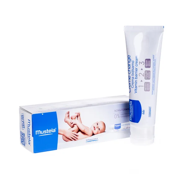 Mustela Bebe Windelcreme für empfindliche Babyhaut, schützt vor Hautreizungen und fördert die Regeneration des Windelbereichs