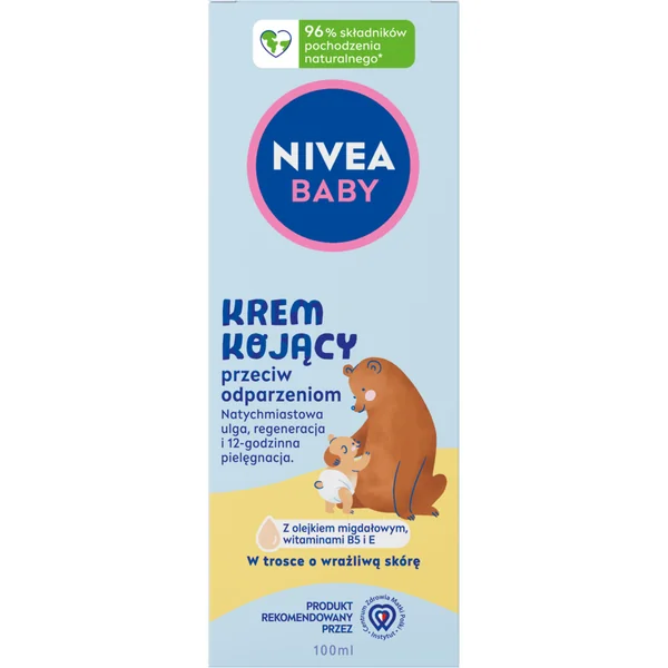 Nivea Baby Windelcreme im 100 ml-Behälter, bietet Schutz und Pflege für empfindliche Haut von Babys bei Windeldermatitis