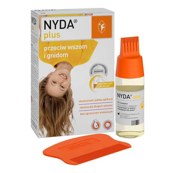 Nyda Plus Flüssigkeit 100 ml zur effektiven Bekämpfung von Läusen und Nissen, Medizinisches Produkt zur schnellen Entfernung von Parasiten