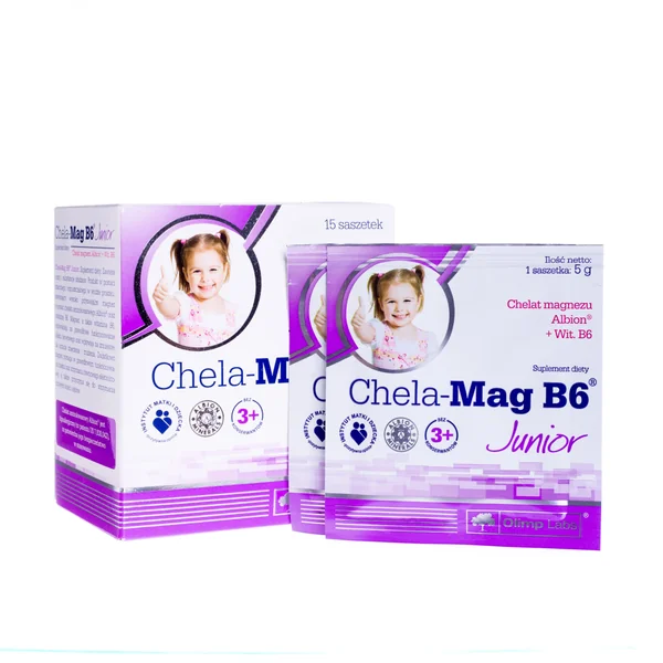 Chela-Mag B6 Junior ist ein Nahrungsergänzungsmittel für Kinder, das Magnesium und Vitamin B6 für die gesunde Entwicklung und das Wohlbefinden unterstützt