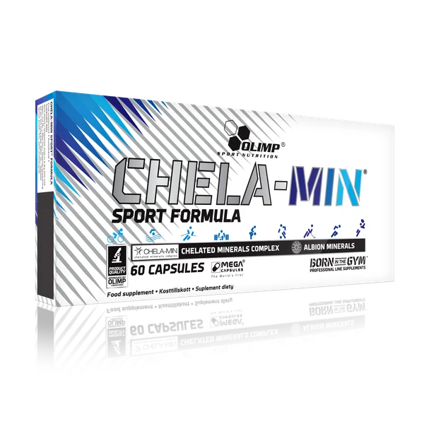 Olimp Chela Min Sport Formula Mega Caps – hochwertige Mineralstoffkapseln für Sportler, die optimale Leistung und Regeneration unterstützen
