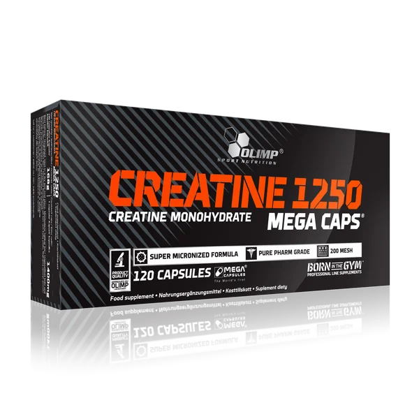 Olimp Creatine Mega Caps – Kreatinpräparat für Sportler zur Steigerung der Leistung und Unterstützung des Muskelaufbaus