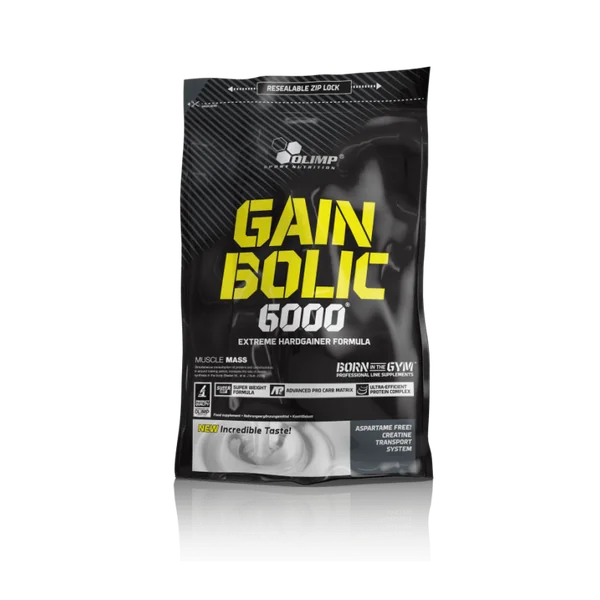 Gain Bolic 6000 Pulver für Muskelaufbau und schnelle Erholung, Protein- und Kohlenhydratkomplex mit Kreatin und Taurin