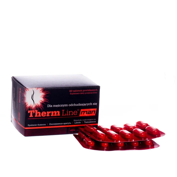 Olimp Therm Line Man ist ein Nahrungsergänzungsmittel für Männer, das bei der Fettverbrennung hilft und den Testosteronspiegel unterstützt