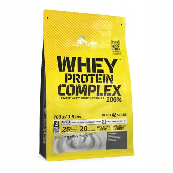Olimp Whey Protein Complex in der Geschmacksrichtung Kokosnuss - hochwertiges Eiweißpulver für Sportler, ideal für Muskelaufbau und Regeneration.
