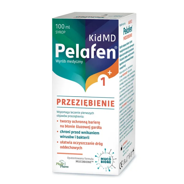 Pelafen Kid MD Erkältungssirup für Kinder 100 ml zur Linderung von Halsschmerzen und Husten bei Erkältung, geeignet für Kinder ab 1 Jahr