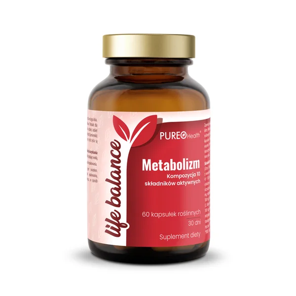 Pureo Health® Life Balance Metabolismus Kapseln, natürliche Unterstützung für den Stoffwechsel, Gewichtsmanagement und gesunde Blutzuckerwerte