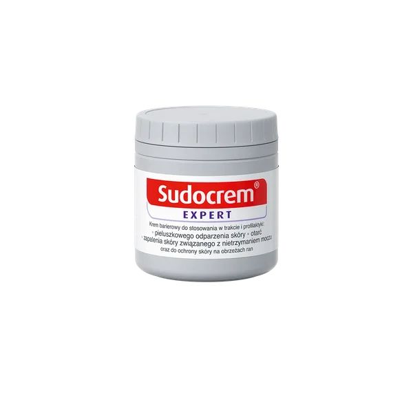 Sudocrem Expert Barrierecreme 125 g, Schutzcreme für empfindliche Haut, lindert Hautreizungen und fördert die Heilung bei Hautabschürfungen und Inkontinenz