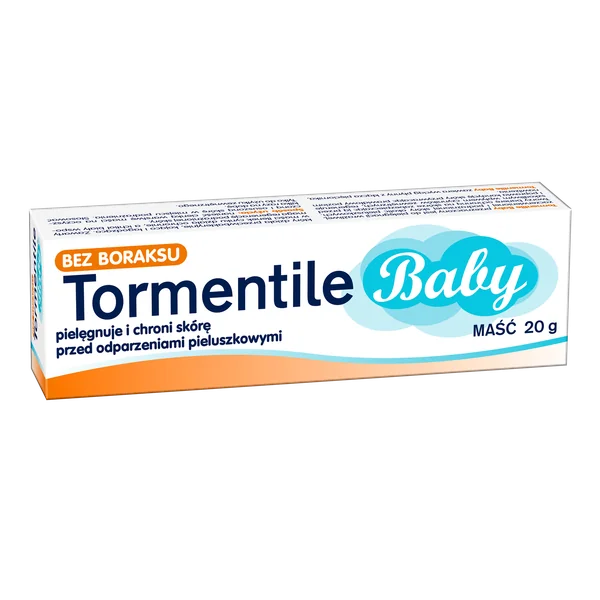 Tormentile Baby Salbe für die Pflege empfindlicher Babyhaut, schützt vor Windelausschlägen und fördert die Regeneration der Haut