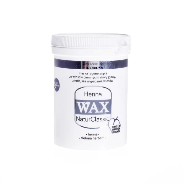 Henna Wax NaturClassic regenerierende Haarmaske für dunkles, trockenes Haar, schützt vor Haarausfall, stärkt und pflegt die Kopfhaut
