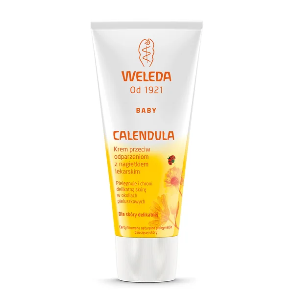 Weleda Calendula Creme für Babys - Pflege für die empfindliche Haut im Windelbereich, ab dem ersten Lebenstag. Sanft und beruhigend für die Haut