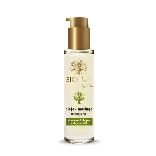 Bioline by JoAnn 100% Moringa-Öl in einer 50 ml Flasche, geeignet für Hautpflege, Anti-Aging und Haargesundheit