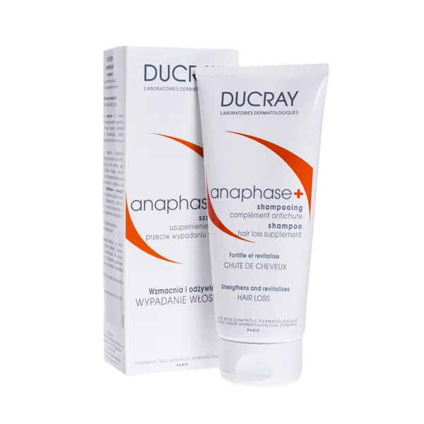 Ducray Anaphase+ Shampoo gegen Haarausfall in einer 200ml Flasche, ideal zur Stärkung und Pflege der Haare
