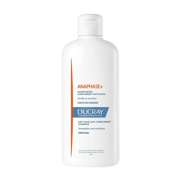 Ducray Anaphase+ Shampoo gegen Haarausfall in einer 400ml Flasche, ideal zur Stärkung und Pflege der Haare