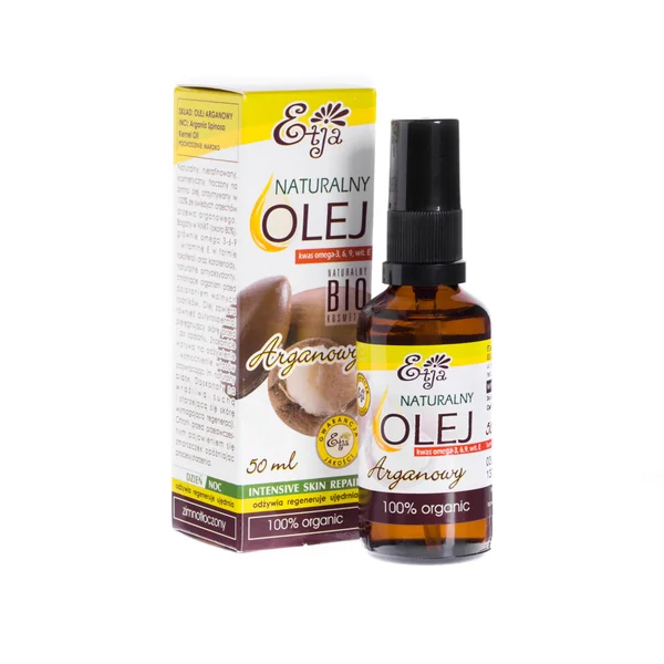Etja BIO Arganöl 50 ml in einer Flasche, 100% natürliches, unraffiniertes Öl aus Marokko für intensive Haut- und Haarpflege