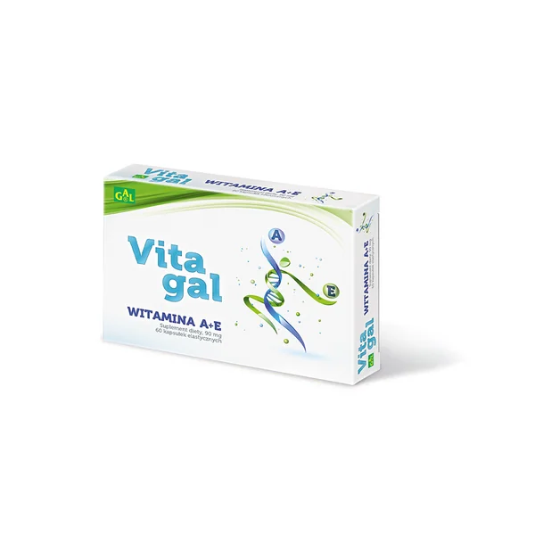 VitaGal A+E Kapseln - Nahrungsergänzung für Hautpflege und das Immunsystem mit Vitamin A und E.