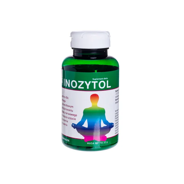 Inositol B6 Nahrungsergänzungsmittel Kapseln, unterstützt das Nervensystem und die psychische Gesundheit, 45 Kapseln in einer Packung