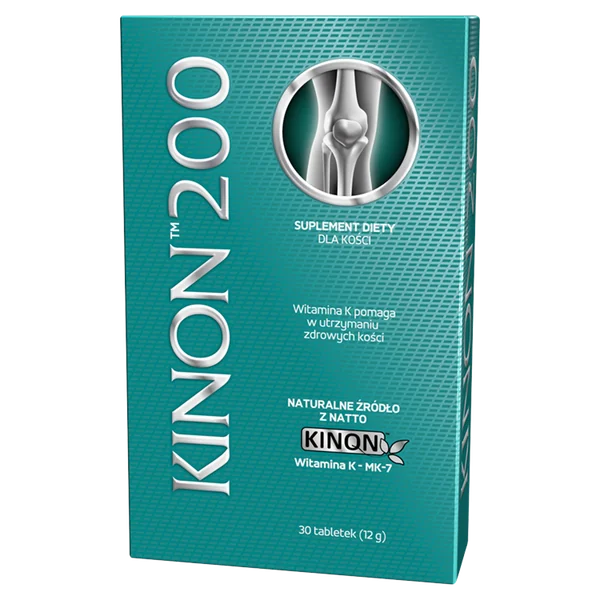 Kinon 200 - Vitamin K2 MK-7 in Tablettenform zur Unterstützung der Knochen- und Kreislaufgesundheit.