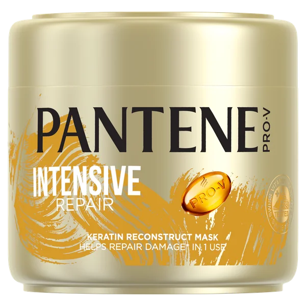 Pantene Pro-V Intensiv Reparatur Keratin Haarmaske für geschädigtes Haar, regeneriert und stärkt die Haarfasern