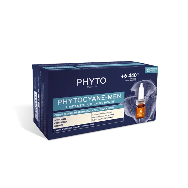 Phyto Phytocyane Männer Kur gegen Haarausfall – natürliche Pflege zur Stärkung und Förderung des Haarwachstums