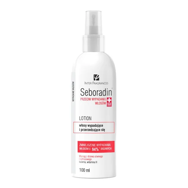 Seboradin Anti-Haarausfall-Lotion mit natürlichen Wirkstoffen gegen Haarverlust, 100 ml Flasche für tägliche Anwendung