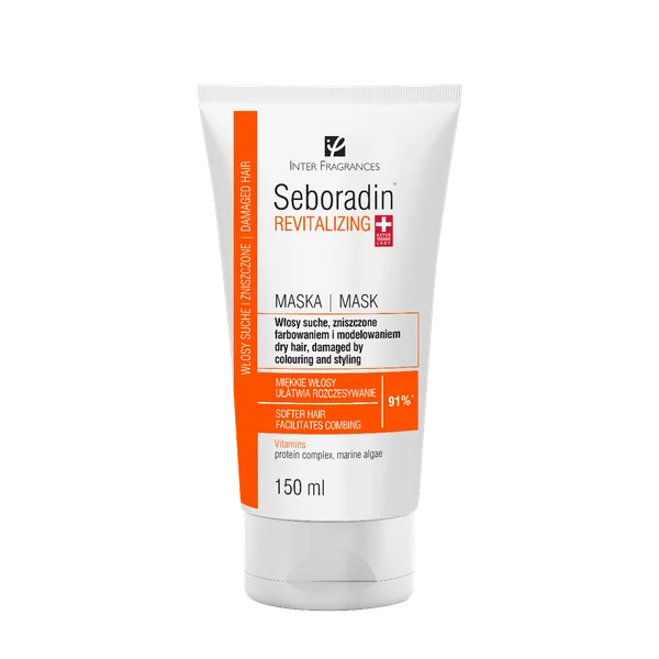 Seboradin revitalisierende Haarmaske für trockenes und strapaziertes Haar, spendet Feuchtigkeit und schützt vor Haarschäden