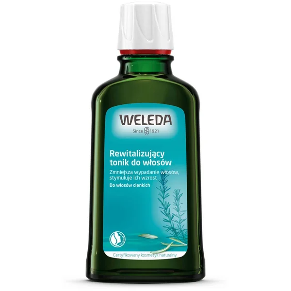 Weleda Revitalisierendes Haartonikum zur Förderung des Haarwachstums und Pflege der Kopfhaut mit Rosmarin und natürlichen Extrakten