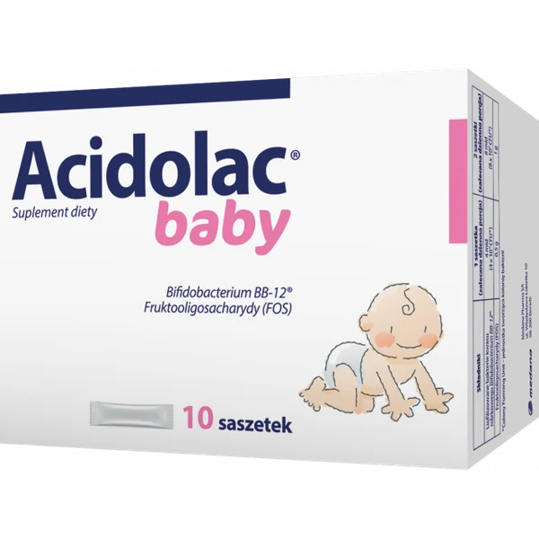 Acidolac Baby – probiotisches Pulver für Säuglinge und Kinder zur Unterstützung der Darmflora bei Antibiotikabehandlung