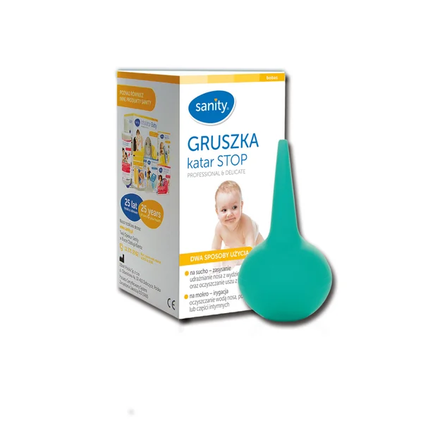 Albert Silikon Nasensauger mit weicher Spitze für Babys zur hygienischen Nasen- und Ohrreinigung