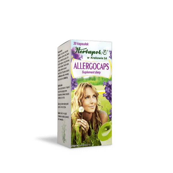 Allergocaps 30 Kapseln Nahrungsergänzung mit Perilla-Extrakt gegen Allergien