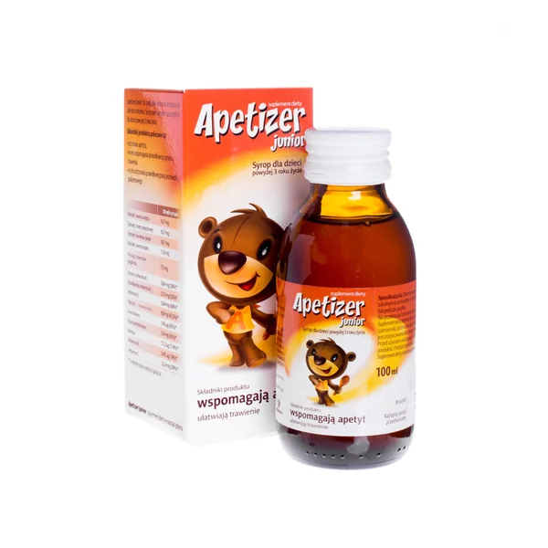 Apetizer Junior Sirup für Kinder zur Unterstützung der Verdauung und Appetitsteigerung mit natürlichen Pflanzenextrakten und Vitaminen