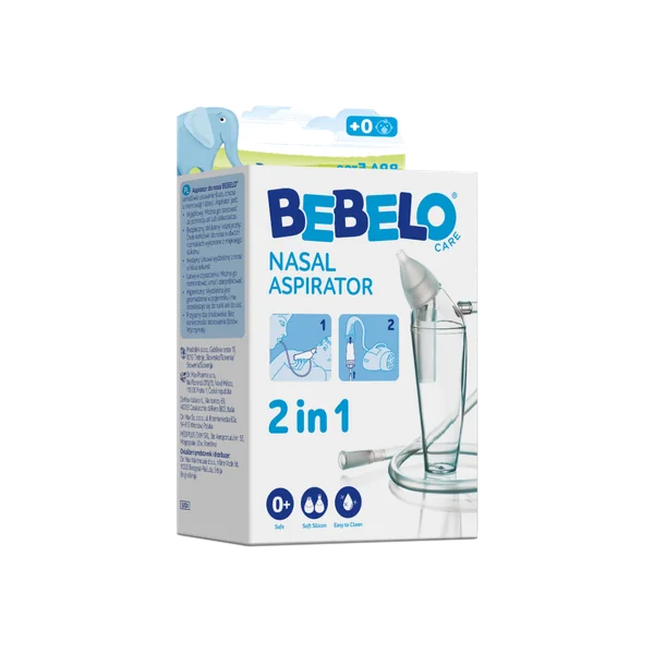 Bebelo Care Nasensauger für Babys zur sicheren und hygienischen Entfernung von Nasensekret