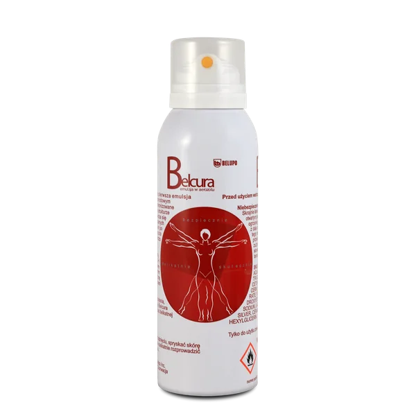 Belcura Spray-Emulsion 125 ml mit antibakteriellem MicroSilver BG für trockene und gereizte Hautpflege