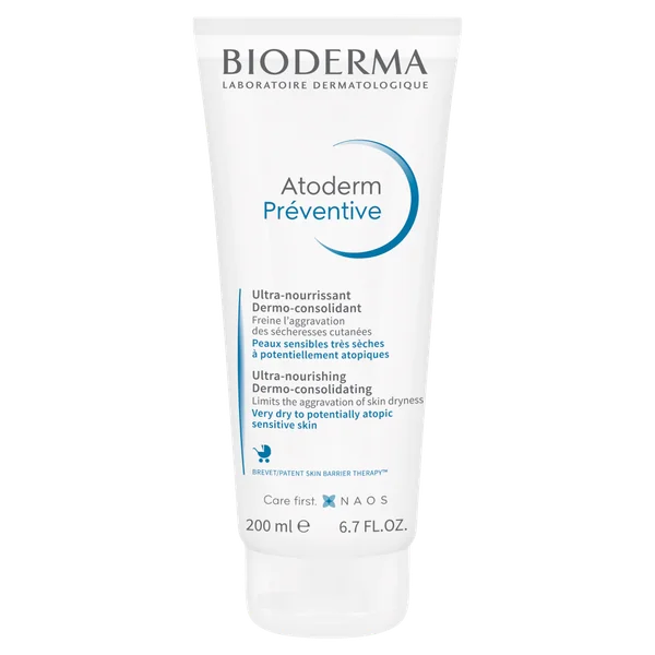 Bioderma Atoderm Preventive Babycreme für trockene empfindliche Haut – stärkt die Hautbarriere ab dem ersten Lebenstag