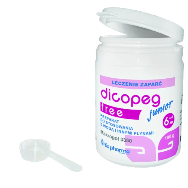 Dicopeg Junior Free - Abführmittel für Kinder ab 6 Monaten zur natürlichen Behandlung von Verstopfung und Unterstützung der Verdauung