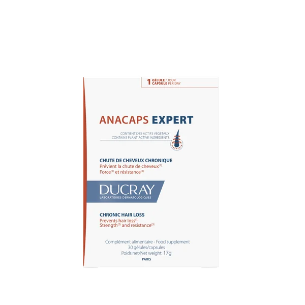 Ducray Anacaps Expert Nahrungsergänzung für starke und gesunde Haare – 30 Kapseln