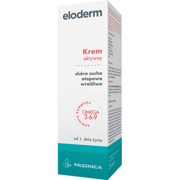 Eloderm Aktiv-Creme 75 ml – feuchtigkeitsspendende und pflegende Creme für empfindliche und atopische Haut ab dem 1. Lebenstag