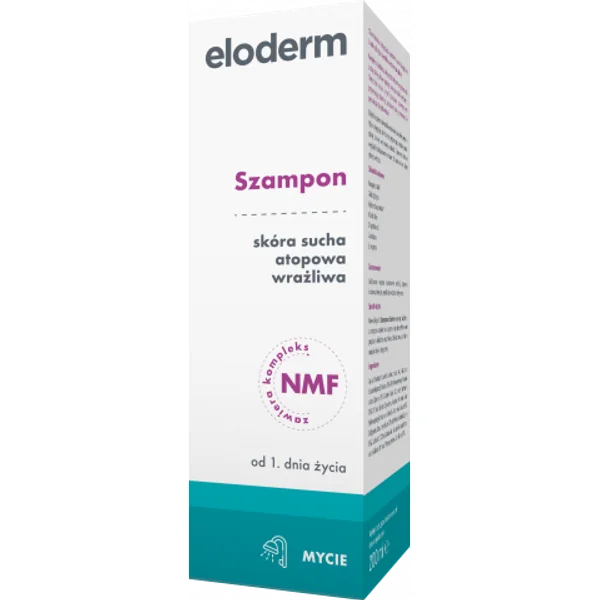 Eloderm Shampoo mit NMF-Komplex – Pflege für trockene und empfindliche Kopfhaut, 200 ml Flasche