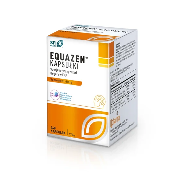 Equazen Omega-3 Kapseln für Kinder mit DHA, EPA und GLA zur Förderung der Konzentration und geistigen Entwicklung