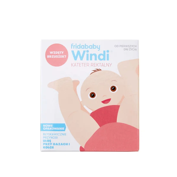Fridababy Windi rektaler Katheter für Babys bei Koliken und Blähungen, medizinisches Einmalprodukt zur natürlichen Gasentfernung