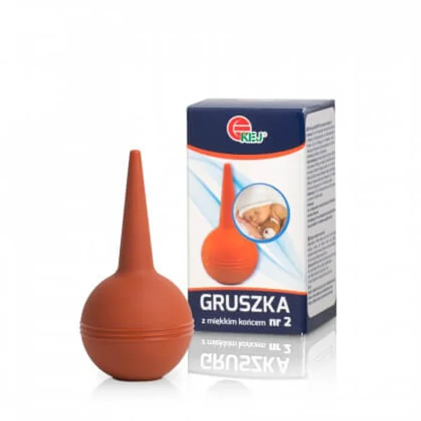 Kej Nasensauger mit weicher Spitze Nr. 2 für sichere und sanfte Reinigung der Babynase