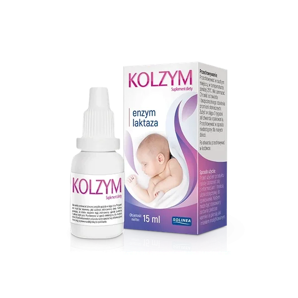 Kolzym Tropfen für Säuglinge zur Unterstützung der Laktoseverdauung und Linderung von Koliken.