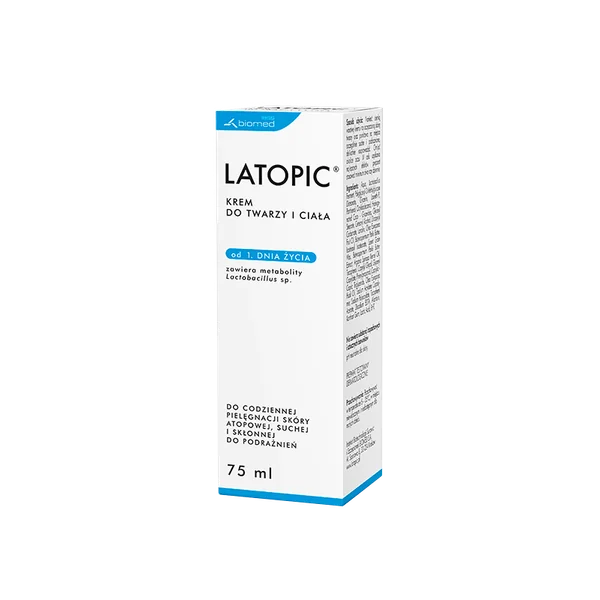 Latopic Gesichts- und Körpercreme 75 ml – Pflege für atopische und trockene Haut