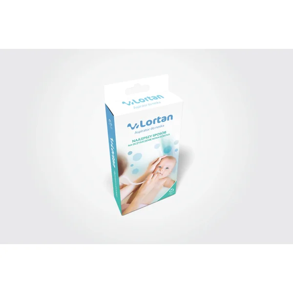 Lortan Nasensauger für Babys mit Einwegfiltern, sicher und hygienisch für die Nasenreinigung bei Kleinkindern