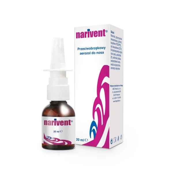 Narivent Nasenspray 20 ml – Medizinprodukt zur Linderung von Nasenschwellungen und Entzündungen