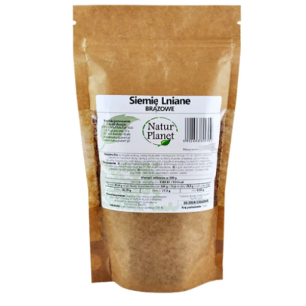 Natur Planet Goldflachsamen 500 g - hochwertige Samen für die Unterstützung der Verdauung und Magenpflege.